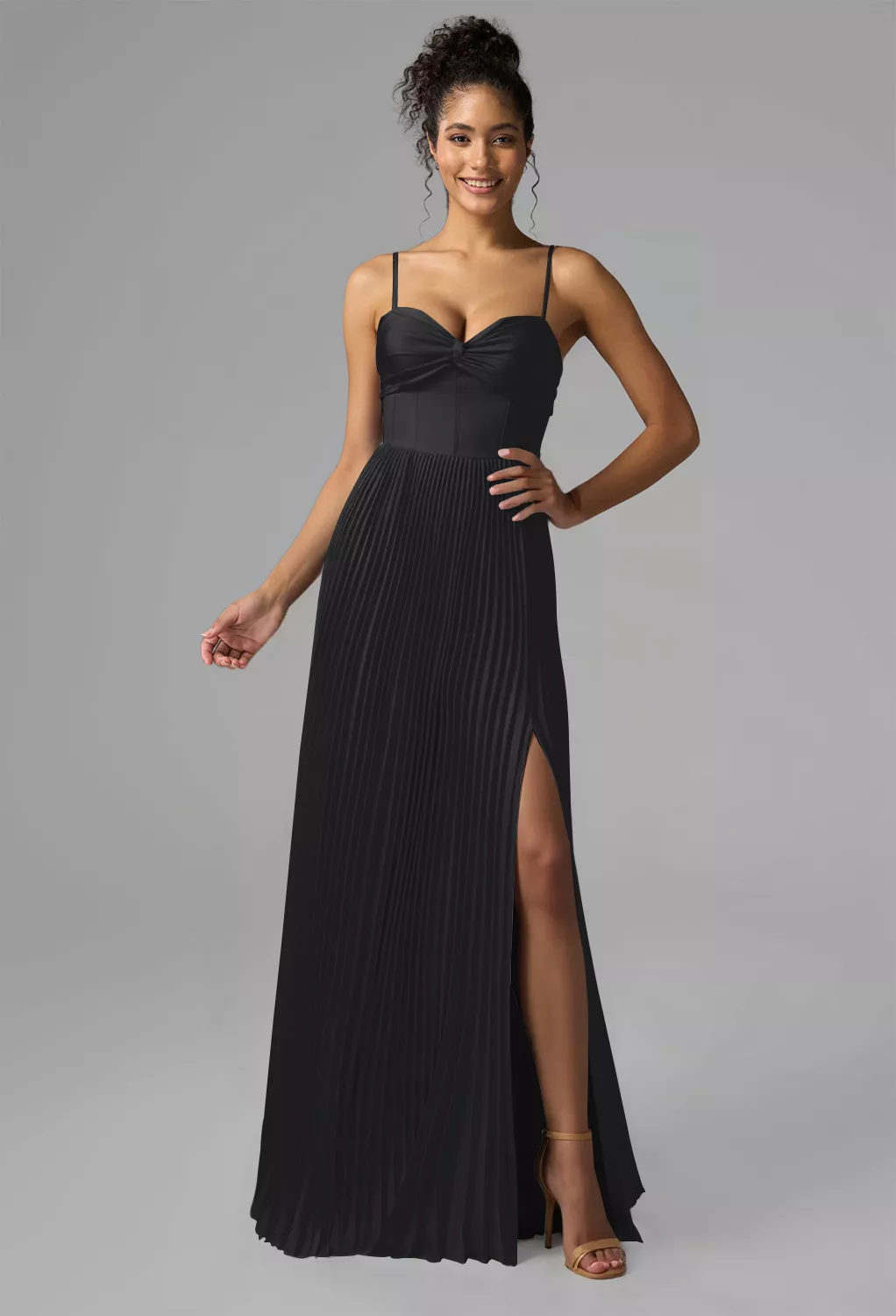 AW Keelan Black Metallic  Wedding Guest Dresses